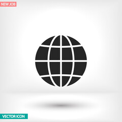 World Vector icon design World 10 eps illustration