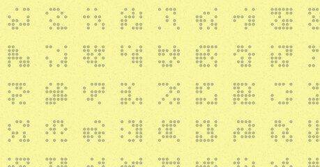 Abstract Color Halftone Dots generative art background illustration