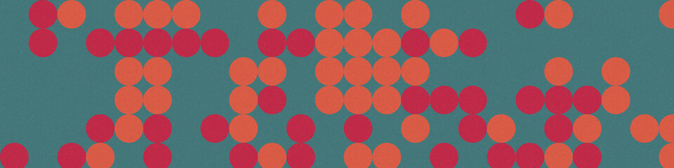 Abstract Color Halftone Dots generative art background illustration