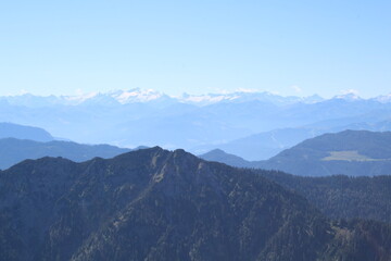 Panorama Ansicht Alpen in Deutschland 