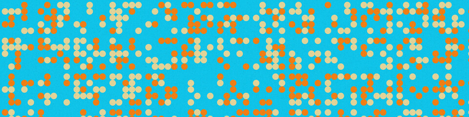 Abstract Color Halftone Dots generative art background illustration