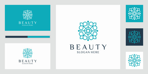 elegant abstract flowers that inspire beauty, yoga and spa