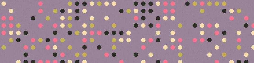 Abstract Color Halftone Dots generative art background illustration