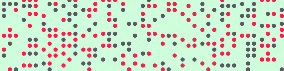 Abstract Color Halftone Dots generative art background illustration