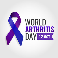 Vector Illustration of World Arthritis Day 
