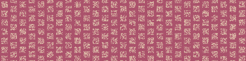 Abstract Color Halftone Dots generative art background illustration