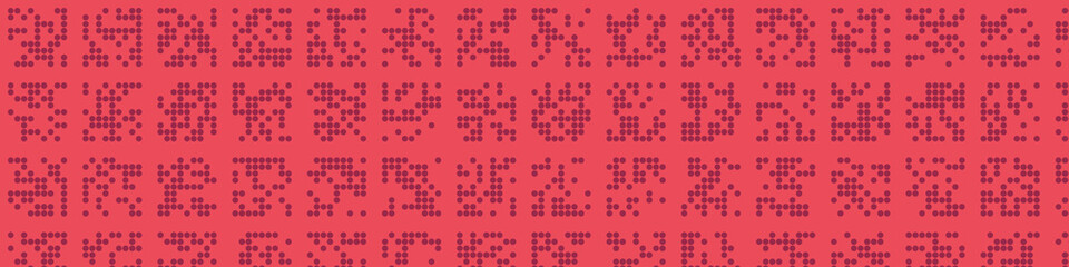 Abstract Color Halftone Dots generative art background illustration