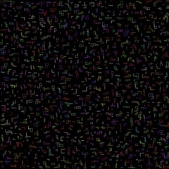 Polygons scattered in space