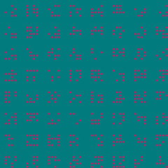 Abstract Color Halftone Dots generative art background illustration