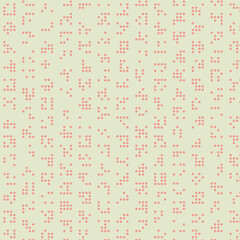 Abstract Color Halftone Dots generative art background illustration