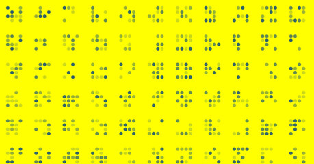 Abstract Color Halftone Dots generative art background illustration