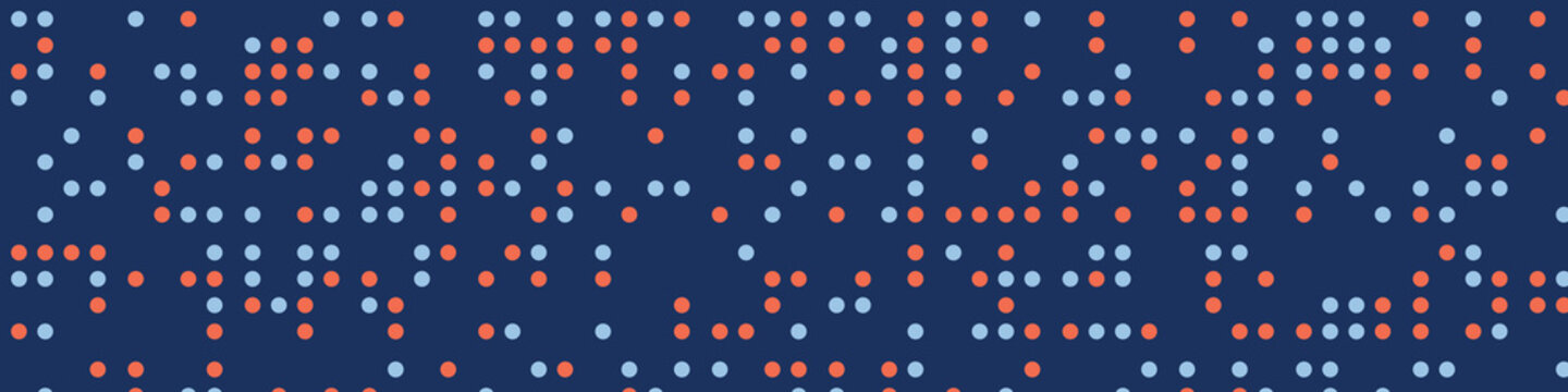 Abstract Color Halftone Dots generative art background illustration