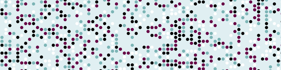 Abstract Color Halftone Dots generative art background illustration