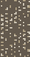 Abstract Color Halftone Dots generative art background illustration