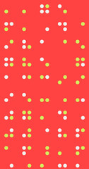 Abstract Color Halftone Dots generative art background illustration