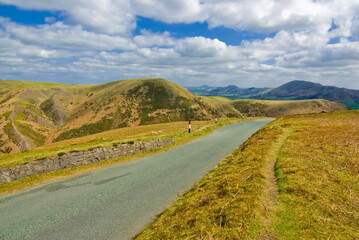Scenic Landscape Rift Valley Long Mynd Shropshire England UK