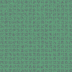Abstract Color Halftone Dots generative art background illustration