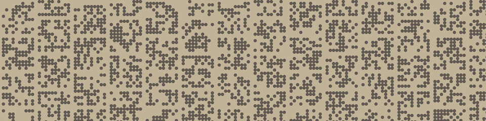 Abstract Color Halftone Dots generative art background illustration