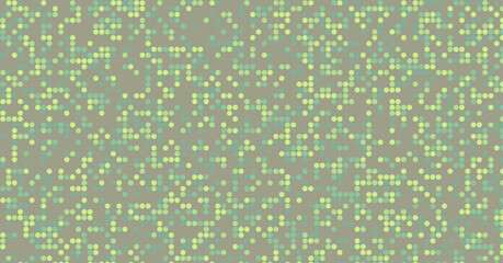 Abstract Color Halftone Dots generative art background illustration