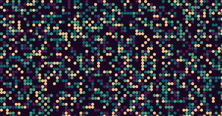 Abstract Color Halftone Dots generative art background illustration