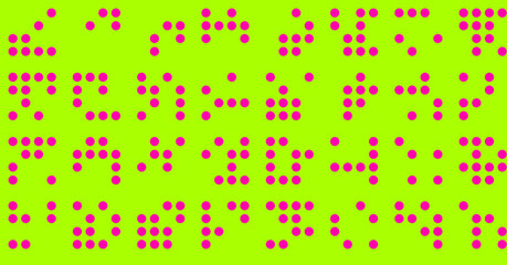 Abstract Color Halftone Dots generative art background illustration