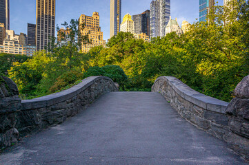 Gapstow-brug in Central Park