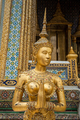Apsarasingha, Mythological figure, Wat Phra Kaew, Bangkok, Thailand, 