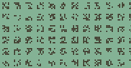 Abstract Color Halftone Dots generative art background illustration