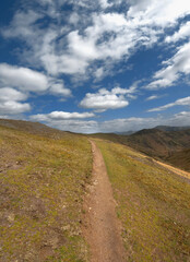 Scenic Landscape Rift Valley Long Mynd Shropshire England UK