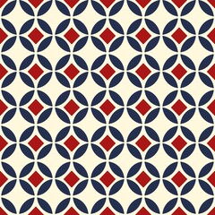 fabric Retro Color style seamless  pattern. Abstract vector background.