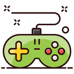 
Electronic game controller vector, gamepad concept 
