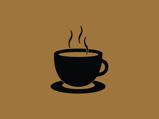 Hot coffee icon. tea icon vector 