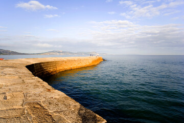 Obraz premium Lyme Regis Jurassic Coast Dorset England UK