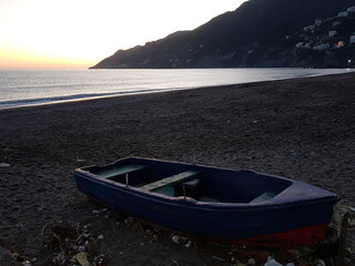 tramonto in costiera