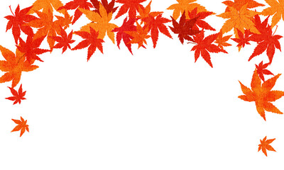 紅葉する楓の背景素材06