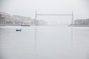 Obraz premium PORTUGALETE Y SU RIA. PAIS VASCO. ESPAÑA