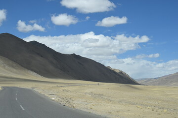 mountain road in the desert