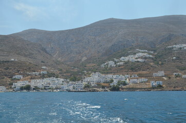a village near the sea in Greece