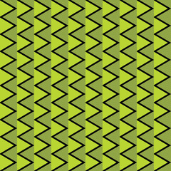 Vector seamless pattern texture background with geometric shapes, colored in green, black colors.