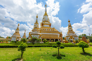 Maha Chai Mongkol Pagoda An elaborately large Maha Chedi uses contemporary art between central and...