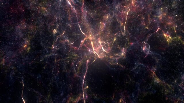Flying through amazing nebula and star fields in deep space. Production quality footage in 4k resolution, ProRes HQ codec, 30FPS.	