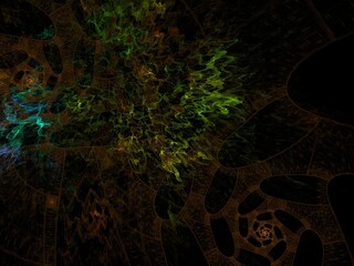 Imaginatory fractal background Image