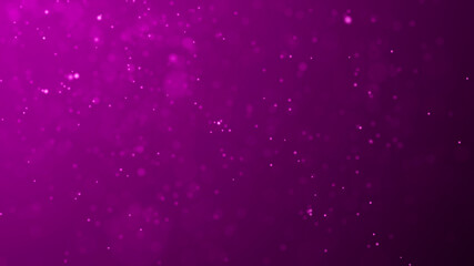 Dust purple particles. Abstract background of particles. Dots background. Futuristic digital dots background. 3d rendering.