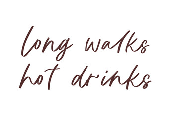 Calligraphy autumn quote. Decorative seasonal phrase hand lettering. Fall handwritten slogan. Vector illustration for t-shirt, print, card, poster, greeting card