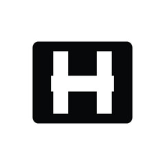 Emergency first aid medical icon