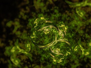 Imaginatory fractal background Image