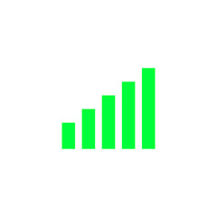 signal strength vector illustration