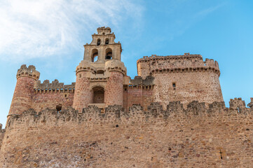 The famous castle of Turegano in the province of Segovia (Spain)