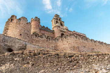 The famous castle of Turegano in the province of Segovia (Spain)