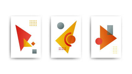 Minimalist memphis abstract shape with a cheerful color. Geometric balance shapes. Modern wall art, print art, digital art, wall decor, and related to visual.